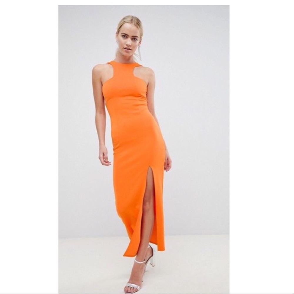 ASOS Racer Neck Scuba Dress